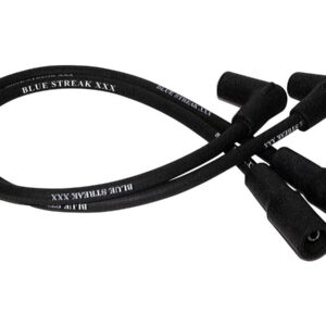 Triple Silicone Spark Plug Wire Set Black