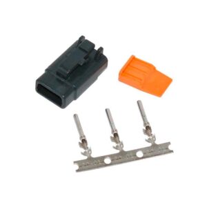 Connector Deutsch DTM 3-Position Black Female Black