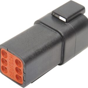 Deutsch OEM DT Series Connector Housings 6 Wire Female Black