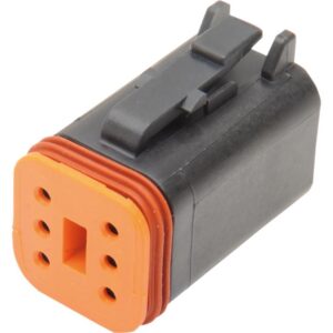 Deutsch OEM DT Series Connector Housings 6 Wire Female Black
