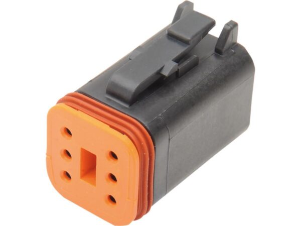 Deutsch OEM DT Series Connector Housings 6 Wire Female Black
