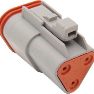 Deutsch OEM DT Series Connector Housings 3 Wire Male Gray