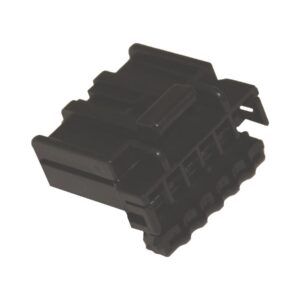 AMP Multilock Connector Housing 6-Wire Plug Black