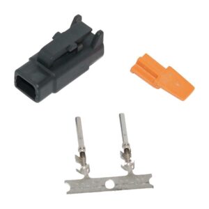 Connector Deutsch DTM 2-Position Black Female Black
