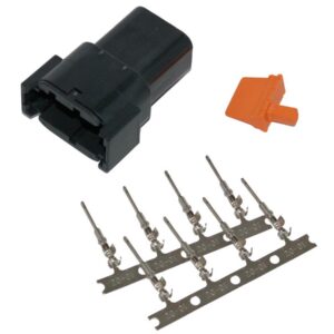 Connector Deutsch DTM 8-Position Black Male Black
