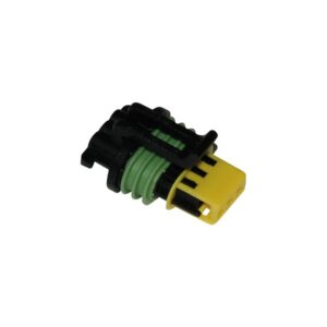 OEM Speedometer Sensor Connector or Horn Connector with Terminals and Seals Black