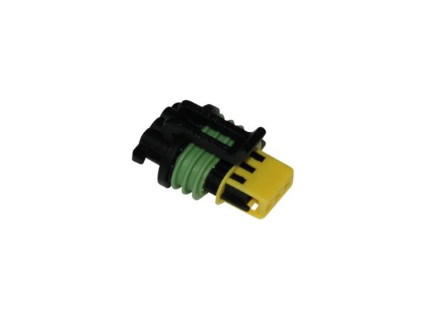 OEM Speedometer Sensor Connector or Horn Connector with Terminals and Seals Black