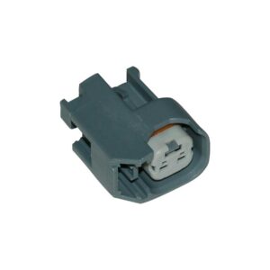 OEM Front and Rear Fuel Injector Connector With Terminals Gray