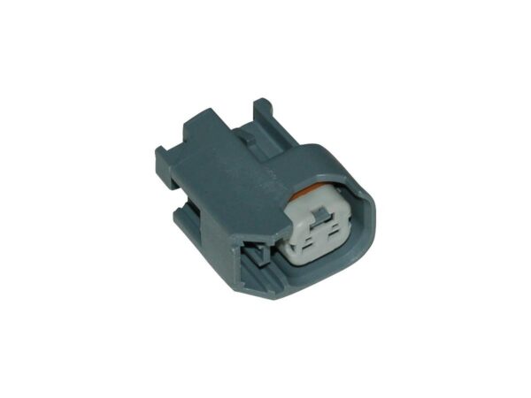 OEM Front and Rear Fuel Injector Connector With Terminals Gray