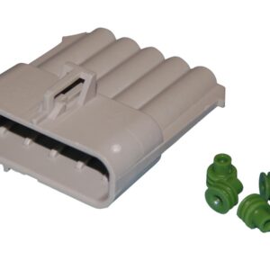 Delphi-Packard Weatherpack Connectors 5-Wire Male Gray