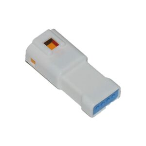 JST Series Connector with Wire Seal 4-Position Tab White