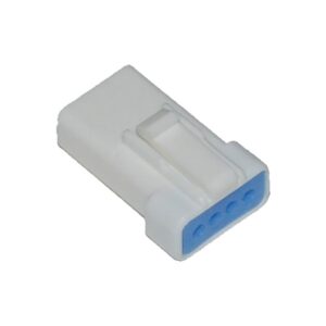 JST Series Connector with Wire Seal 4-Position Receptacle White