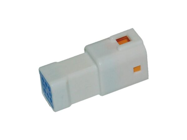 JST Series 8-Position Connectors JST 8-Position Tab White
