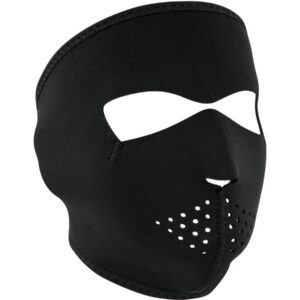 Black Neoprene Full Face Mask