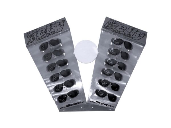Metal Helly Display 12-Pieces Sunglass Counter Display