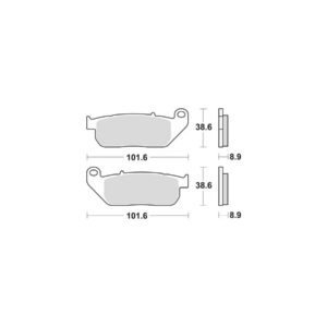 Sinter Street Replacement Brake Pads Sinter Front