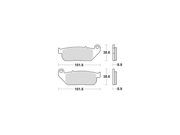 Sinter Street Replacement Brake Pads Sinter Front