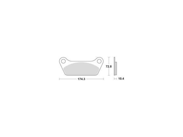 Organic Replacement Brake Pads Organic Rear