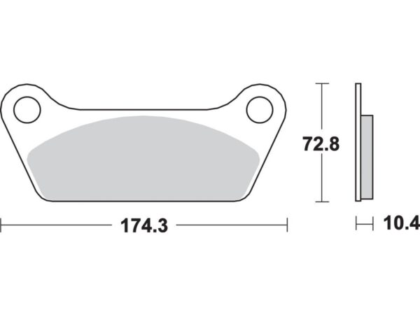 Organic Replacement Brake Pads Organic Rear — изображение 2