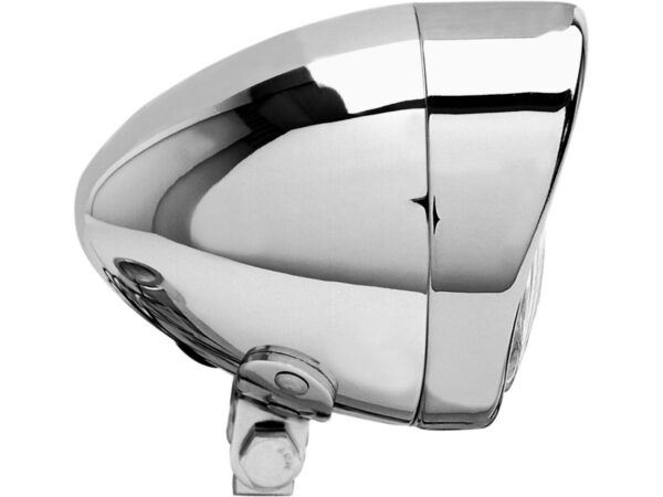 6 1/2" Headlight Chrome H4