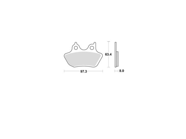 Sinter Street Replacement Brake Pads Sinter Rear