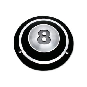 8-Ball Derby Cover 3-hole Black Satin