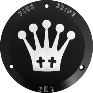 King Crime Derby Cover 3-hole Black Satin