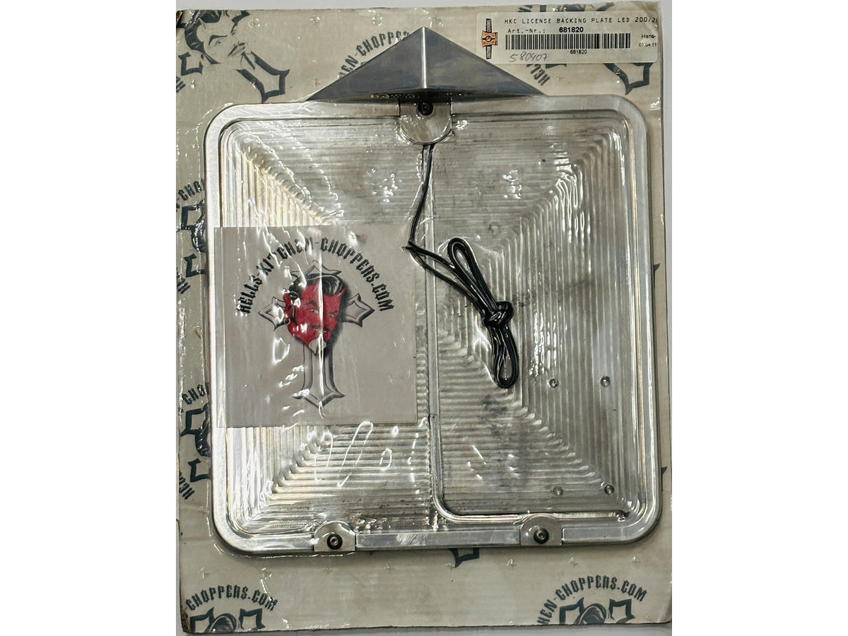 HKC LICENSE BACKING PLATE LED 200/200