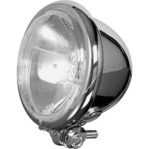 Bates Style 4 1/2" Headlight Chrome Bilux