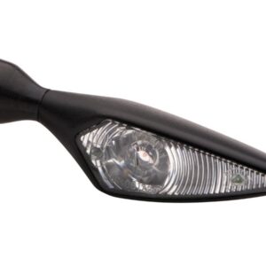 Micro Rhombus LED Turn Signal Front Left/Rear Right Black Clear LED
