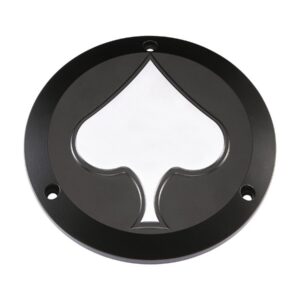 Spades Derby Cover 3-hole Black Satin