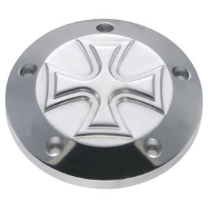 Point Cover Iron Cross, 5-hole Polished