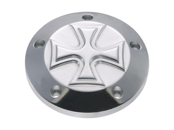 Point Cover Iron Cross, 5-hole Polished