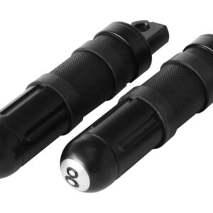 Young Gun 8-Ball Foot Pegs Black