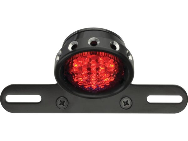 Retro Drilled LED Taillight with Bracket Black LED — изображение 2