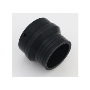 Straight Endcap E3 BLK. Staight Billet End Caps Black 70 mm