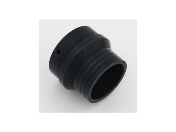 Straight Endcap E3 BLK. Staight Billet End Caps Black 70 mm