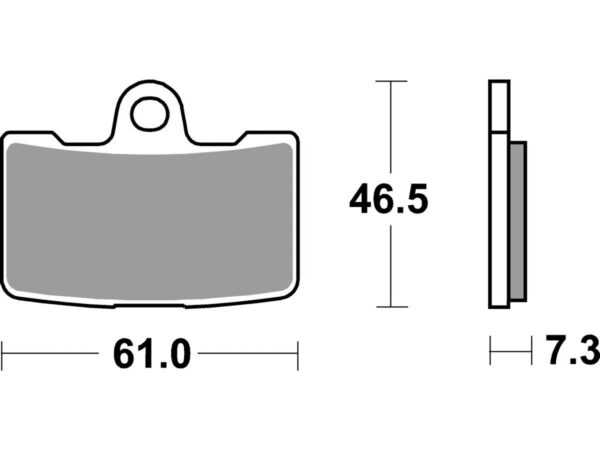 Sinter Street Replacement Brake Pads Sinter Front
