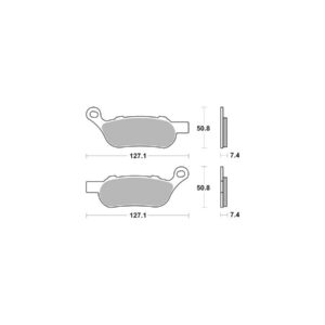 Sinter Street Replacement Brake Pads Sinter Rear