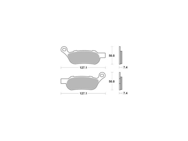 Sinter Street Replacement Brake Pads Sinter Rear