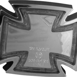 Gothic LED Taillight Chrome Clear LED
