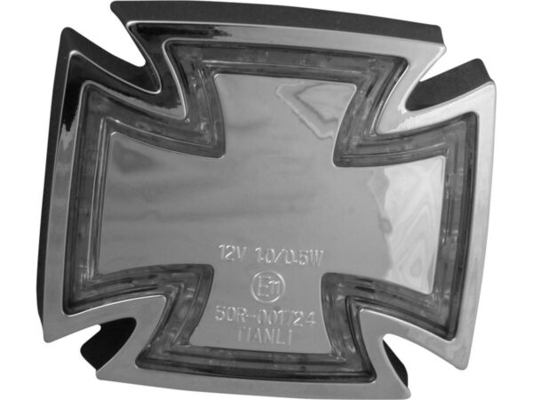 Gothic LED Taillight Chrome Clear LED