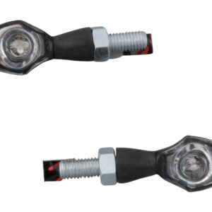 Pen Head LED Turn Signal Black Clear LED