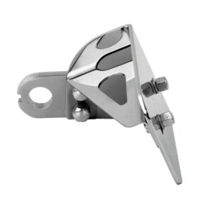 Short Side Mount License Plate Bracket Polished