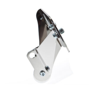 Short Side Mount License Plate Bracket Polished