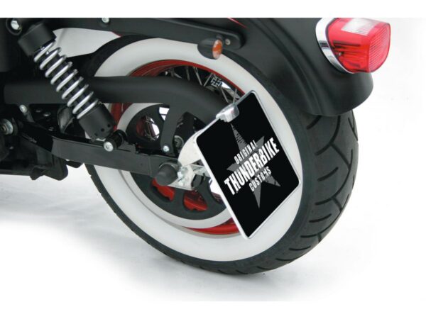 Universal License Plate Base Plate 200 x 200mm Black Satin