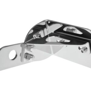 Short Side Mount License Plate Bracket Polished