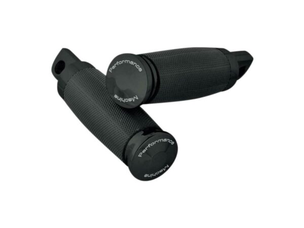 Contour Rubber Wrapped Footpegs Black
