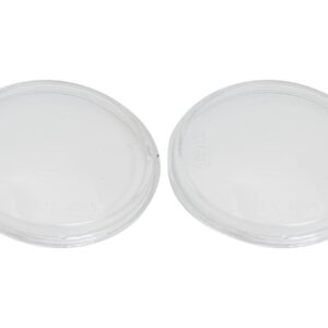 Twin 4" Headlight Lens