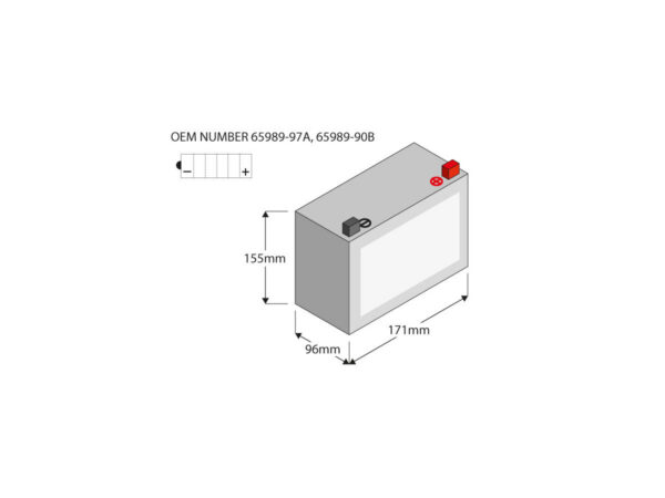 ETX16L Power Battery AGM, 325 A, 19.0 Ah — изображение 2